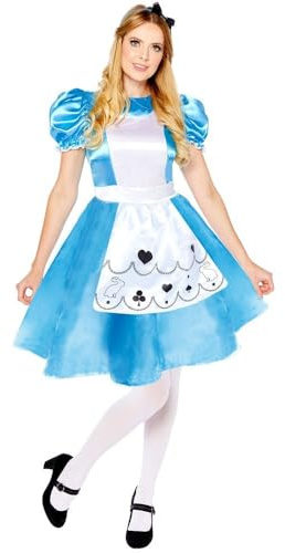 Amscan, costume da Alice da donna, per adulti, taglia 48