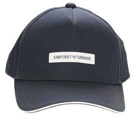 Emporio Armani Cappello Blu con Visiera da Uomo