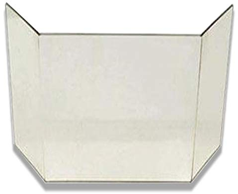 Kaminglasscheibe passend für Goliath von Kago Scheiben Höhe 28,5cm Kamineinsatz Sichtglas Ersatzteile Ofenscheibe