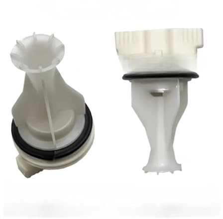 Nytt avloppspumpsfilter i plast, vit tätningsring, kompatibel med Samsung, vattenpluggar till tvättmaskin, DC63-00865A, DC63-00998A, tvättmaskindelar(DC63-00865A)