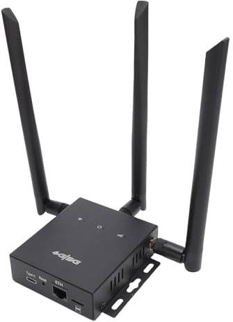 Fdit Router per Schede SIM 4G, Router CPE Wireless LTE con Antenne Multiple per Rete Domestica Ad Alta velocità, Connessione Via Cavo Ethernet (Versione messicana (B2/3/4(66)/5/7/8/28A B2/4/5/8))