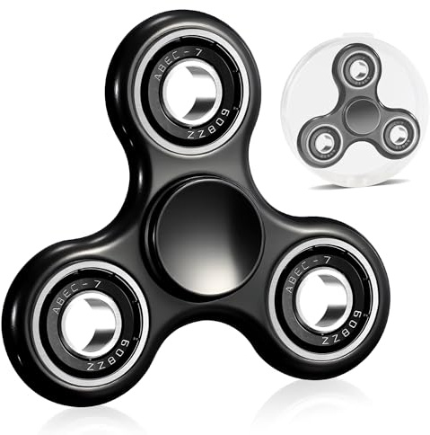 SCIONE Fidget Spinner - Smooth, Long-Spinning, Quiet Fidget Toy for Adults and Kids, Therapeutic Focus Aid for ADHD & Anxiety, Durable & Portable Fidget Spinners for Kids and Adults