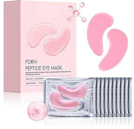 InstaLift PDRN Collagen Eyes,masques yeux raffermissants contre poches et cernes,Riche en collagène et en acide hyaluronique, elle contribue à atténuer les ridules du contour des yeux.(10Pcs)
