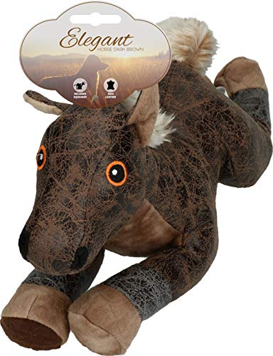 Elegant I Horse/Pferd I Dunkelbraun I aus Skai Leder I ca. 37 cm