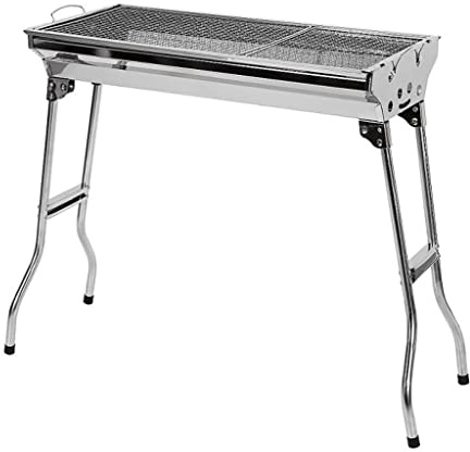 Portable Stainless Steel Barbecue Grill for Outdoor Foldable Charcoal BBQ Grill Barbecue Tools Set Picnic Barbecue Accessory