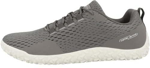 camel active Herren Barfußschuhe aus Mesh Grau, menswear-43