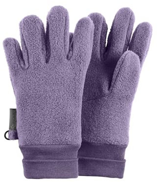 Sterntaler Fingerhandschuh Microfleece mit elastischen Bündchen – Warme Kinder Handschuhe – Mädchen Winterhandschuhe - Accessoire für kühlere Tage – lavendel, Größe 4