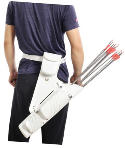 Supvox Tragbare Pfeiltasche Aus Pu-Material Pfeilaufbewahrungstasche Mit Großem Fassungsvermögen Multifunktionstasche Für Pfeile Pfeilzubehörbeutel Waschbare Pfeil-hüfttasche Tragetasche