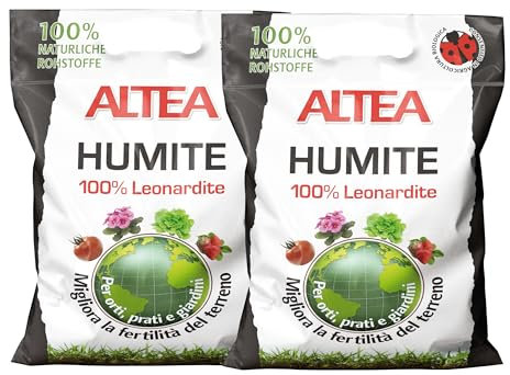 Tecnokit Humite Leonardite 100% Con Acidi Umici E Acido Fulvico, Concime Universale Per Orto, Prato E Giardino, Fertilizzante Naturale Migliora La Fertilità Del Suolo, Agricoltura BIO, Sacco Da 5 Kg
