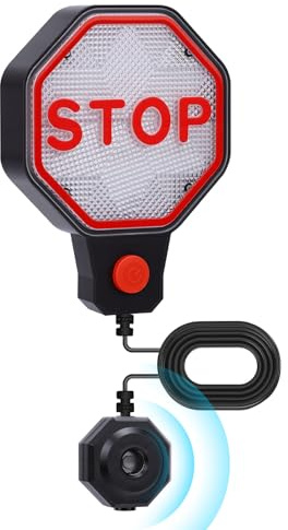 WODHMIEY Parkplatzsensor Ultraschall Parkhilfe Garage Einparkhilfe Präzise Abstandsmessung LED Warnsignal Akustische Anzeige Automatische Abstandseinstellung Wandmontage Auto Innenbereich (Schwarz)
