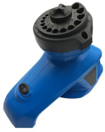 Bosiyrggrl Affilatrice per Punte da Trapano per Punte Elicoidali da 3 A 12 mm 19 Fori di Macinazione Affilatrice per Punte da Trapano Utensili Elettrici Spina UE Facile da Usare