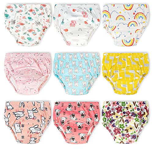 Max Shape Packung mit 9 Baby Trainingshosen,Töpfchen Unterwäsche töpfchen für Kinder ab 1 Jahr,Toilettentraining Unterwäsche, Baby Unterwäsche Toilettentraining Unterwäsche 4-5 Jahre