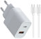 30W USB-C Schnellladegerät für Google Pixel 9 9a 9 Pro 8 8a 7a 7 6 6A 5 5a 5G 4 4a 5G 4XL mit 1.5M USB Typ C Ladekabel Ladeadapter Netzteil mit USB-A und USB-C Port Power Delivery QC PPS FastCharge