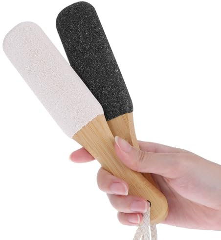 Gjinxi Hornhautentferner Fussfeile, 2 Stück Doppelseitig Hornhautraspel Hornhautfeile für Fußpflege Raspelfeilen professionelles Pediküre Werkzeug hautfreundlichen