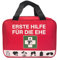 LOOBEAR Erste Hilfe Tasche für Die Ehe - Lustiges Geschenk zur Hochzeit oder zum Hochzeitstag, Ideales Hochzeitsgeschenk für Brautpaare, Survival Bag Goldene Hochzeit Geschenke (Rot, Ohne Inhalt)