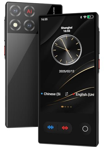 VXVMN Traductor Electronico de Idiomas, Traductor Instantaneo de Voz con 148 Idiomas, Traductor Simultaneo Traductor de Idiomas con Voz en Tiempo Real con 18 Idiomas sin Conexión y Traducción de Fotos