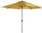 Hespéride - Runder gerader Sonnenschirm Loompa in Senfgelb - 3 m - Senfgelb