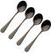 Viners 4 Piece 18/0 Grey Stainless Steel Tea Spoons Set