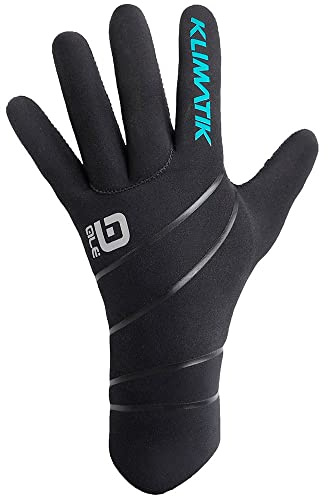 Alé Cycling Unisex Klimatik Neopren-Winterhandschuhe, Schwarz, XS/S
