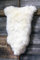 ESTRO Schaffell Lammfell Naturfell Flauschig Teppich Fell Schlafzimmer Dekoration ESZ (Elfenbein Kurz, 110 cm)