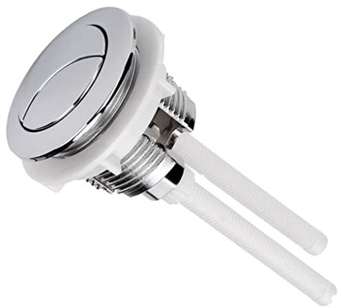 Sostituzione dello sciacquone del pulsante del WC, Pulsanti del serbatoio dell'acqua del WC a doppio sciacquone Aste da 48 mm di lunghezza Accessori for WC da bagno, Coperchio della pressa dell'interr