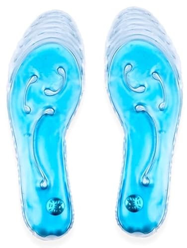 GEL beheizte Einlagen Einlegesohlen Schuheinlagen beheizbare warme Füße Fußwärmer Taschenwärmer für Schuhe Schuhwärmer Wärmesohlen Damen u Herren (40-43)