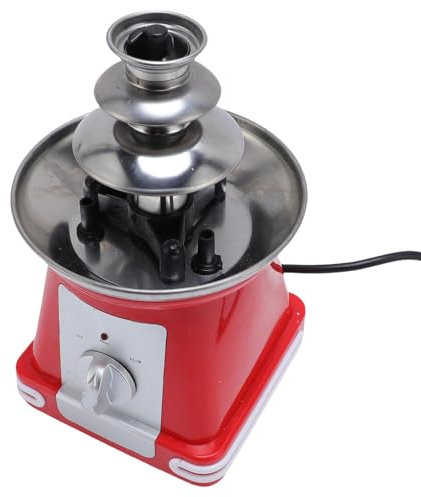 Máquina de Fuente de Fondue de Chocolate Eléctrico, Fuente de Chocolate de Acero Inoxidable de 3 Niveles con Configuraciones Silenciosas para Cumpleaños, Bodas (Enchufe de la UE