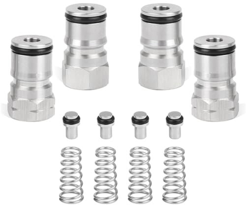 Vocdikficy 2 Paia di Montanti con Bloccaggio A Sfera, Acciaio Inossidabile 304, Serbatoio di per Birra Liquido da 19/32 Pollici-18 Fatto In Casa