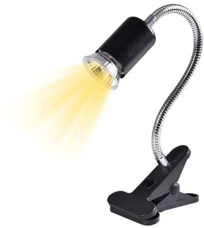 Generico Lampada per Rettili - Lampada per Tartarughe,Sostituto UVB Antispruzzo Durevole Per Terrario Acquatico, Interni Ed Esterni Per Recinti Di Testuggini E