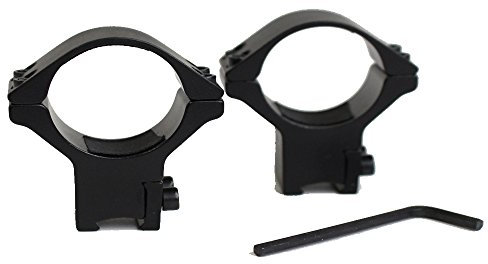 pour la Chasse en Plein air 2 PCS 30 mm Anneaux de Montage de Lunette Support de visée Optique Queue d'aronde 11 mm Rail Scope Supports Low Profile