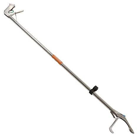 TOPINCN Schlangenzange, Faltbar, Selbstverschließbar, Edelstahl, Stark, Sicher, Reptiliengreifer, Fangzange für Schlangen, Werkzeug Zur Handhabung von Reptilien, Schlangenzange