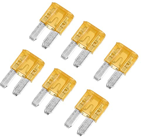 X AUTOHAUX 6pcs 5A 5Amp Car Mini Blade Fuses for Marine RV Camper Boat | Orange, Replacement, for Marine RV Camper Boat Truck Motorcycle SUV Replacement Fuse