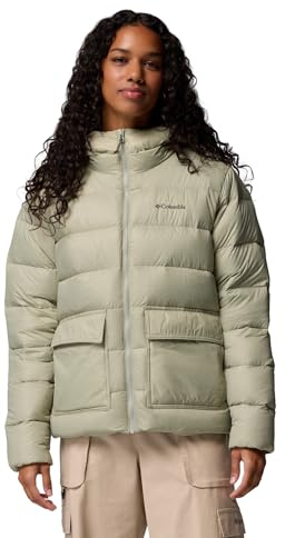 Columbia Piumino da donna Harmony Falls con cappuccio, piumino con cappuccio, safari, XS