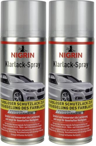NIGRIN 74116 Vernis Transparent 400 ML (Lot de 2)
