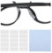 JIYIN 30 Paar Nasenpads Brille Selbstklebend, 1.0mm Anti Rutsch Brillen Nasenpads Silikon Brillen Pads Brillenpads für Vollrahmen Brille & Sonnenbrillen