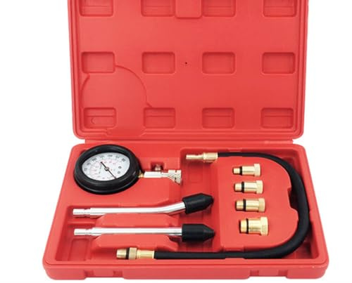 Zerodeko Manomètre De Pression De Cylindre Pour Voiture Et Détecteur De Fuite Testeur De Compression Avec Adaptateur Et Deux Modèles Inclus