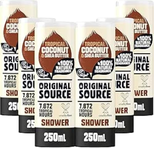 Original Source Coconut & Shea Butter Shower Gel, 6x250ml