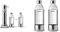Aarke Carbonator 3, Wassersprudler aus Edelstahl mit 2 x BPA-frei Flaschen & 2er-Pack PET-Flaschen für Wassersprudler Carbonator 3, BPA-frei mit Details in Edelstahl, 800ml, AASPB1-STEEL
