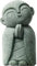 ZKSYLSM Buddha-Stein, winzige Buddha-Figuren, Feng Shui-Dekoration, japanische Gartenstatue, kleiner Buddha für Reichtum, Glück und Frieden, Dekoration für Zuhause, Büro, Auto (Jizo-Mönch)