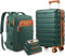 Roadcheer Gepäck-Sets Trolley Koffer Reisekoffer aus Polycarbonat Hartschalen mit 4 Rollen & TSA-Schloss | 1 Reiserucksack, 3 Kulturbeutel ‌und 1 Schuhbeutel