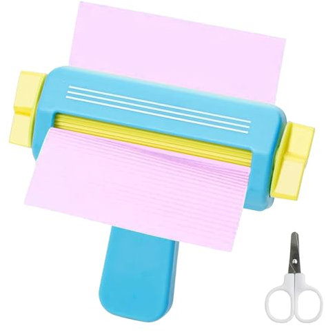 WanderGo Papier Crimper Papier Quilling Werkzeug Wellpappenmaschine Papier Welle Shaper Making Tool zur Herstellung von Wellenformen mit Einer Mini-Papierschere Geliefert