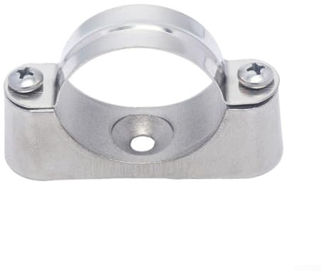 Oniissy Morsetti per tubi in acciaio inossidabile 304, staffe di supporto per tubi resistenti, per idraulici, applicazioni elettriche, meccaniche, industriali, confezione da 10 kit di montaggio per