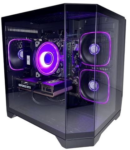 GFX LEGENDARY Gaming PC High-Performance Desktop PC - AMD R5 5500 • 32GB RAM DDR4 • RTX 5060 6GB • 1TB SSD - Fast & Smooth with RGB Case • Advanced Cooling • Windows 11 (RTX 5060 6GB, AMD R5 5500)
