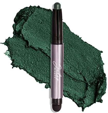 Julep Eyeshadow 101 Crème-to-Powder Eyeshadow Stick (Evergreen Shimmer) Long-Lasting, Waterproof Eye Shadow - Blendable, Crease-Proof with Built-In Smudger