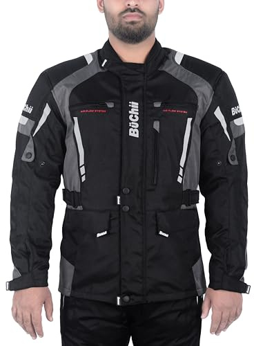 Buchii Motorcycle Jacket Motorbike Jacket Heavy Duty Cordura 600D Waterproof jacket Hi Vis Full Body Protective CE Armoured Winter Summer Biker Jacket motorbike jackets for men