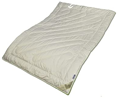 Garanta Bio-Hanf Duo-Leicht-Steppbett (GOTS) Stärke Duo-Leicht Größe 155x220 Bezug: 100% Baumwolle/Füllung: 60% Hanf/40% Wolle