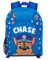 Paw Patrol Boys Backpack in Blue | Chase Is On The Case Dog Rucksack for Kids | Comfortable Adjustable Straps Character Schoolbag | Spacious & Organised Childrens Bag for School Nursery and Play