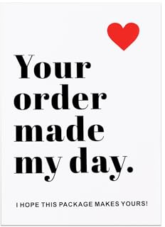 Vagocom 120Pcs Thank You Cards for Small Business, 3.9 x 2.7 Inches / 10 x 7 cm Bulk Customer Appreciation Cards for Small Business Packaging Supplies