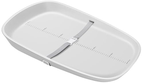 MLRYH EVA Baby Wickelauflage, tragbare Wickelauflage zum Wickeln und für die Kommode, wasserdicht, weich, leicht, ergonomisches Baby-Design, passend für alle Wickeltische mit Höhenlinie (grau)
