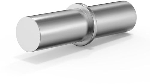 ORTAVA Mensola da 6 x 20 mm, 40 pezzi, in acciaio al carbonio, antiruggine, per ripiani, per scaffali